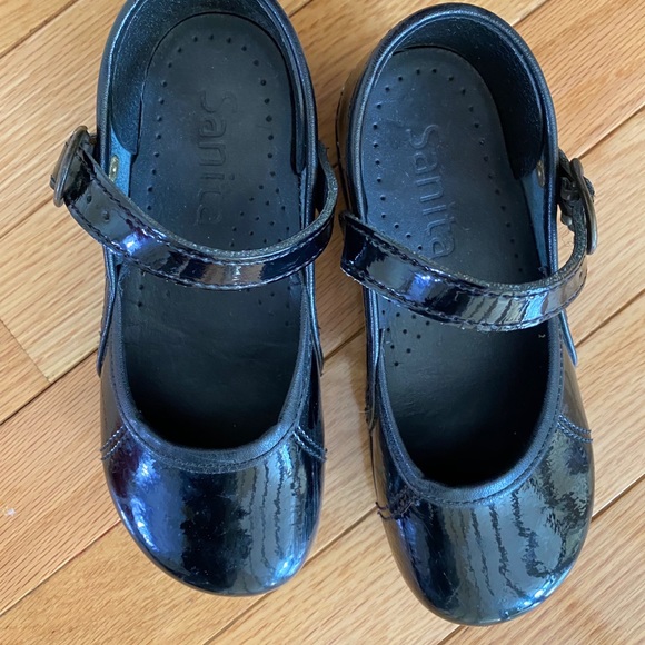 Last Pair!  Sanita Marcelle Clog Mary Jane - Black - Picture 2 of 8